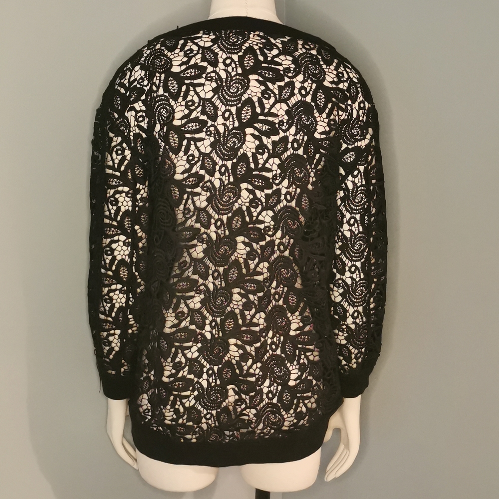 🌺 Wilfred Top, Black Lace, Size Small - Picture 7 of 8